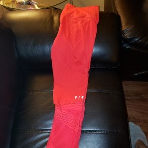 PINK  Red yoga pants L